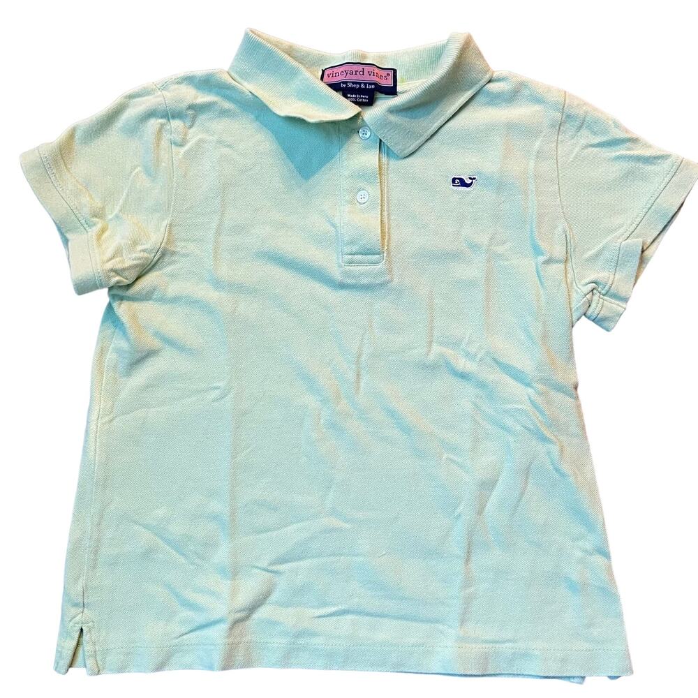Vineyard Vines Girl's MD Seafoam Polo Shirt